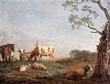 Paulus Potter Resting Herd painting